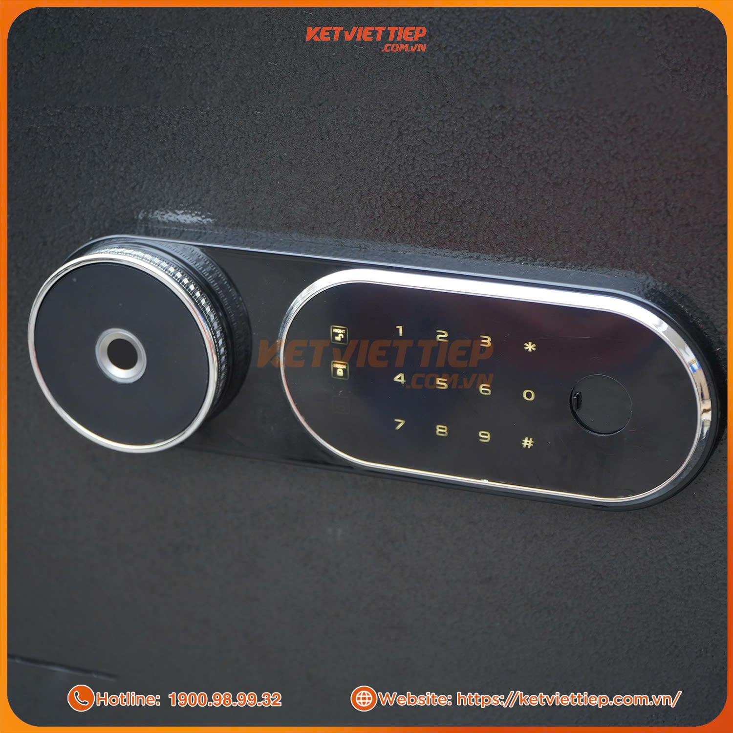 Két sắt Việt Tiệp siêu cường KVTSC41 Vân tay điện tử