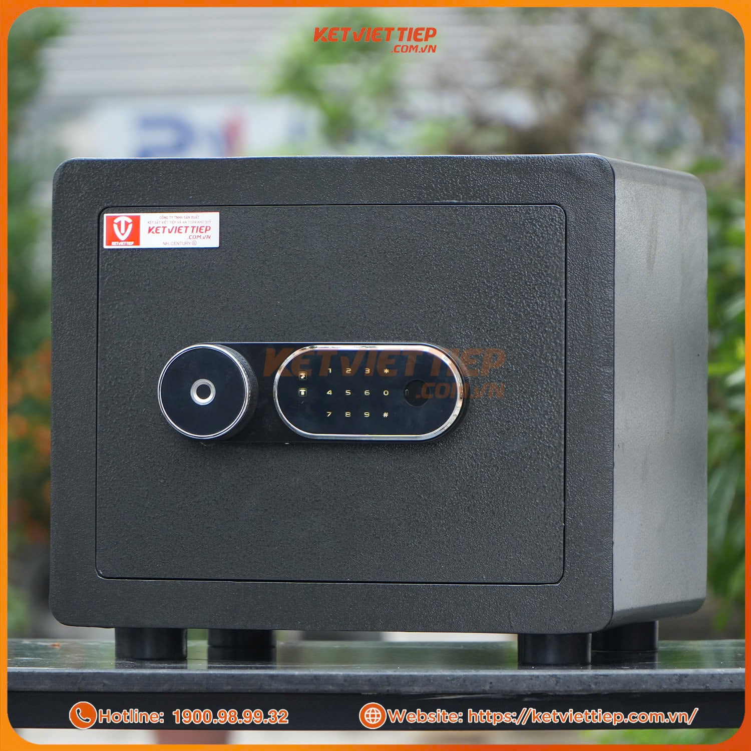 Két sắt Việt Tiệp siêu cường KVTSC41 Vân tay điện tử