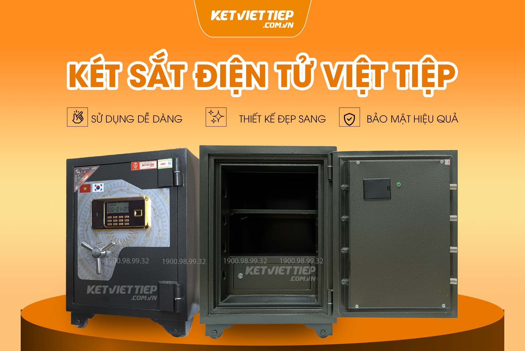 Két Sắt Việt Tiệp Siêu Cường KVTSC54 Thép Đúc