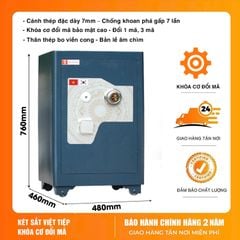 Két Sắt Việt Tiệp KSC76 Khóa Cơ Đổi Mã: Dòng Siêu Cường Mẫu Mới Cho Khách Hàng Ưu Tiên Sự Bền Bỉ, An Toàn Tuyệt Đối Và Sử Dụng Lâu Dài