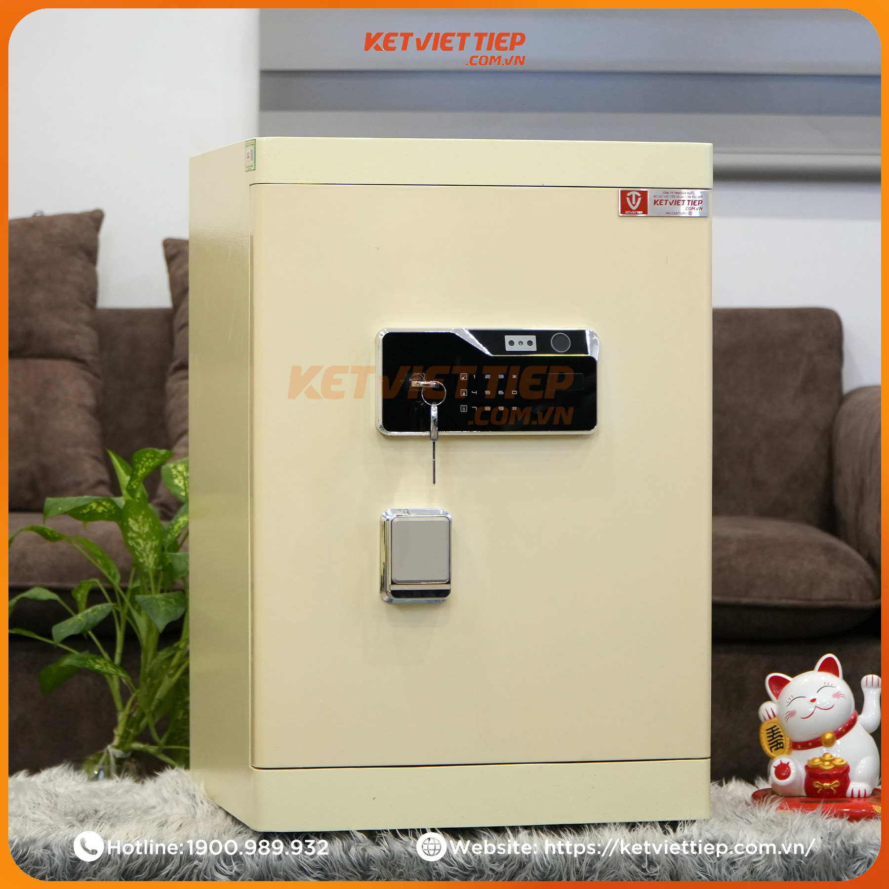 Két sắt  Việt Tiệp thông minh cao cấp SPM560 nhận diện khuôn mặt