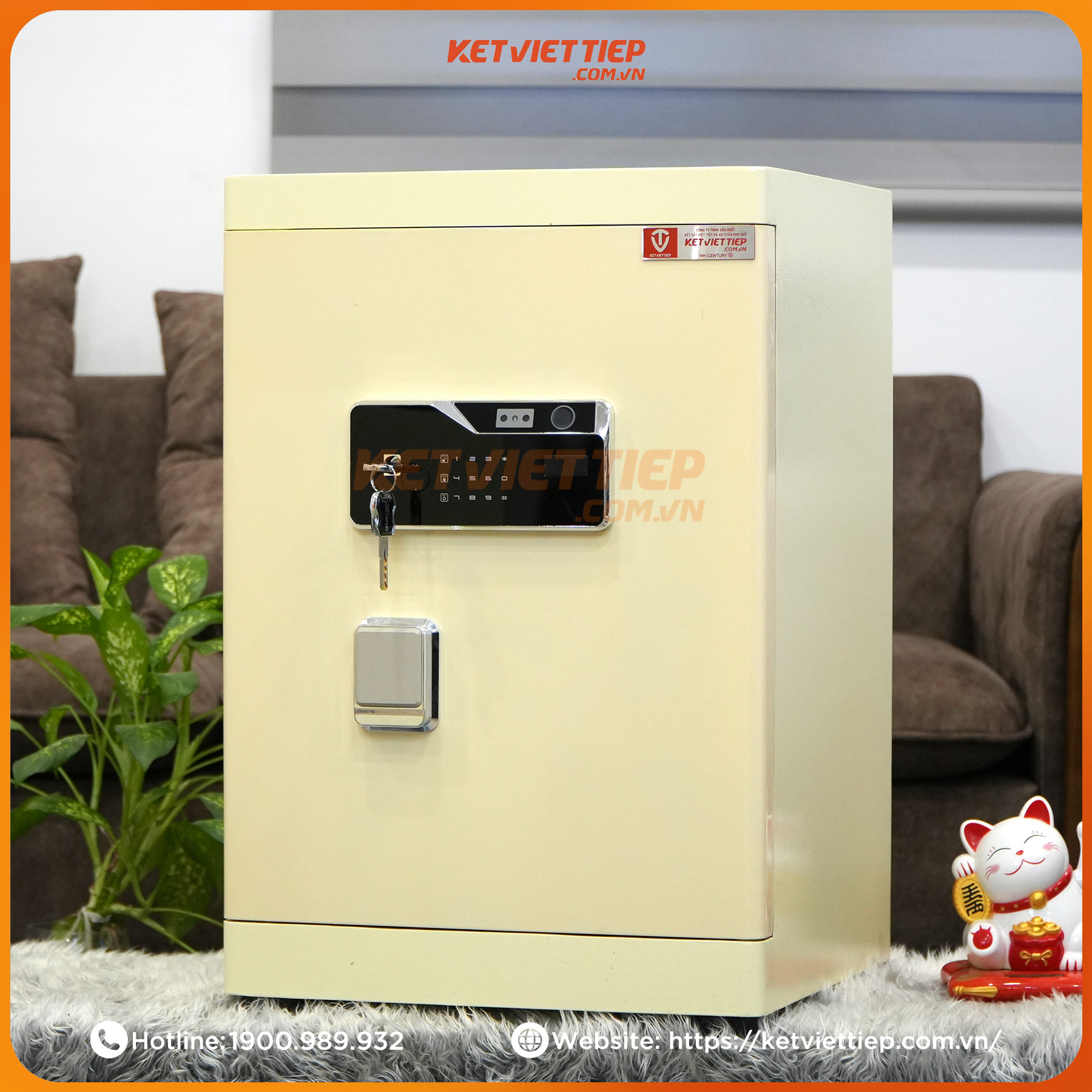 Két sắt  Việt Tiệp thông minh cao cấp SPM560 nhận diện khuôn mặt