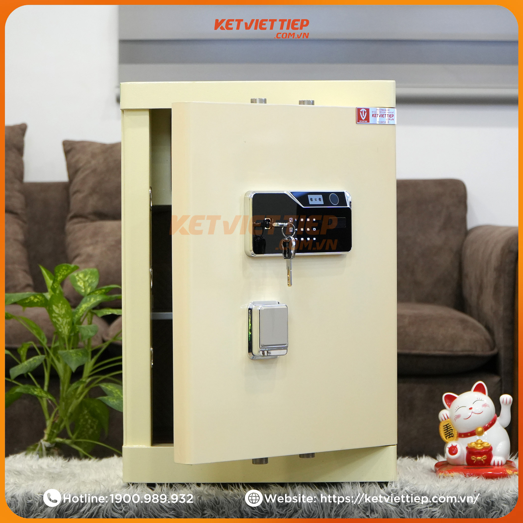 Két sắt  Việt Tiệp thông minh cao cấp SPM560 nhận diện khuôn mặt