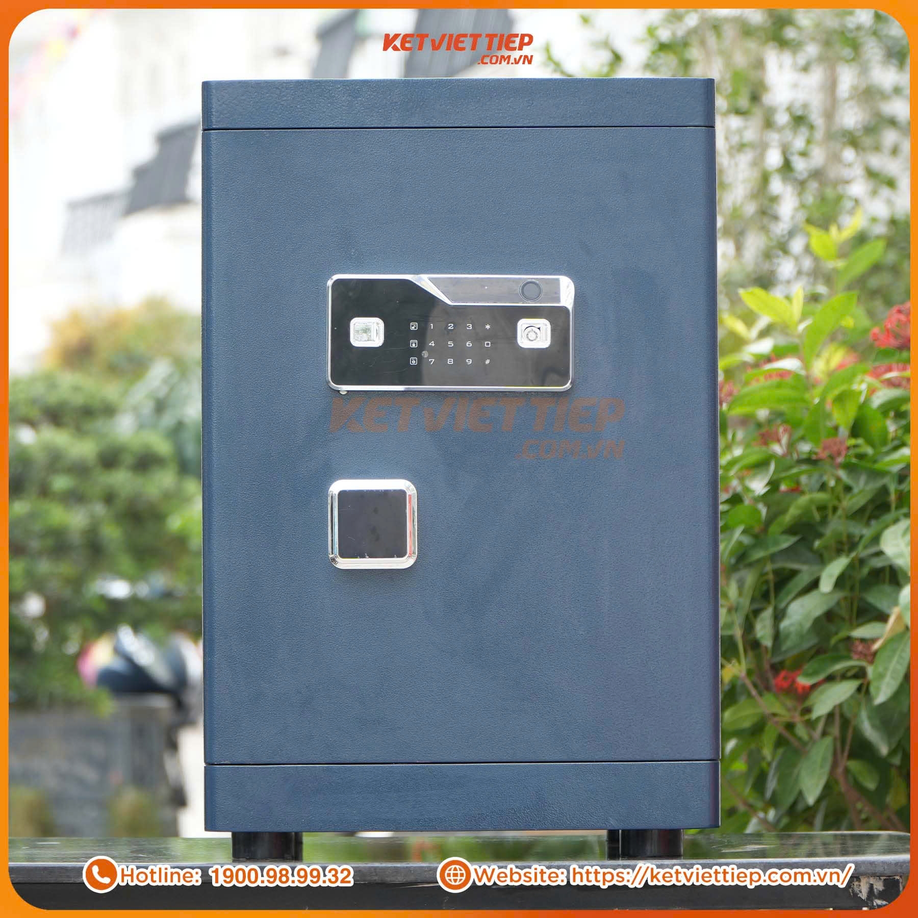 Két Sắt Việt Tiệp Chống Cháy SPM810 Vân Tay Điện Tử, Kết nối app điện thoại