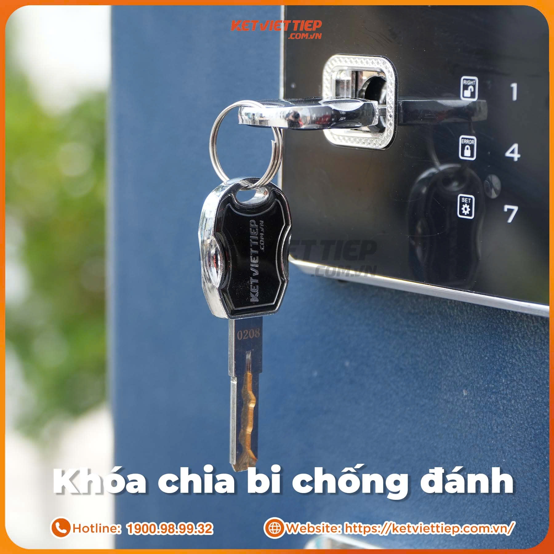 Két Sắt Việt Tiệp Chống Cháy SPM810 Vân Tay Điện Tử, Kết nối app điện thoại