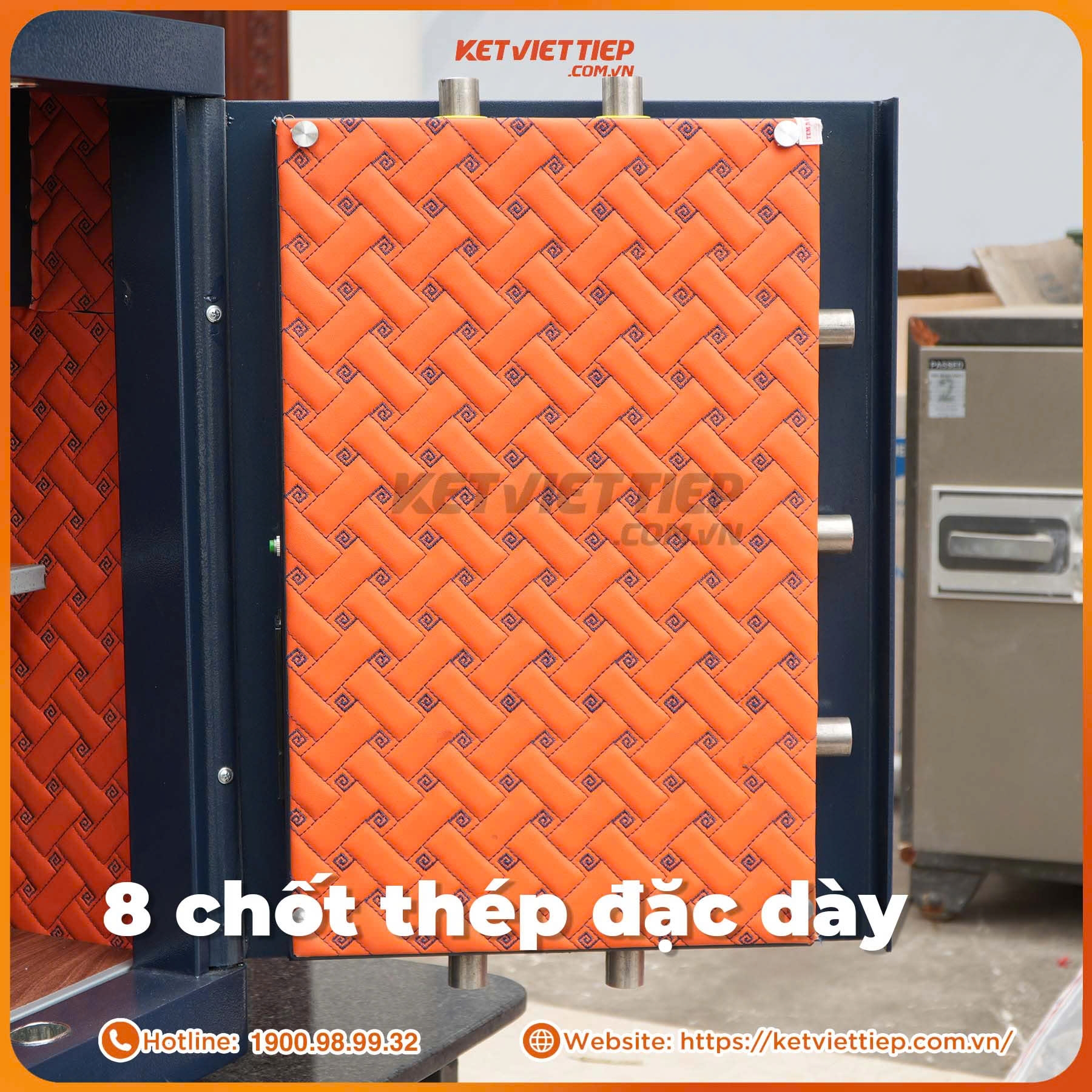 Két Sắt Việt Tiệp Chống Cháy SPM810 Vân Tay Điện Tử, Kết nối app điện thoại