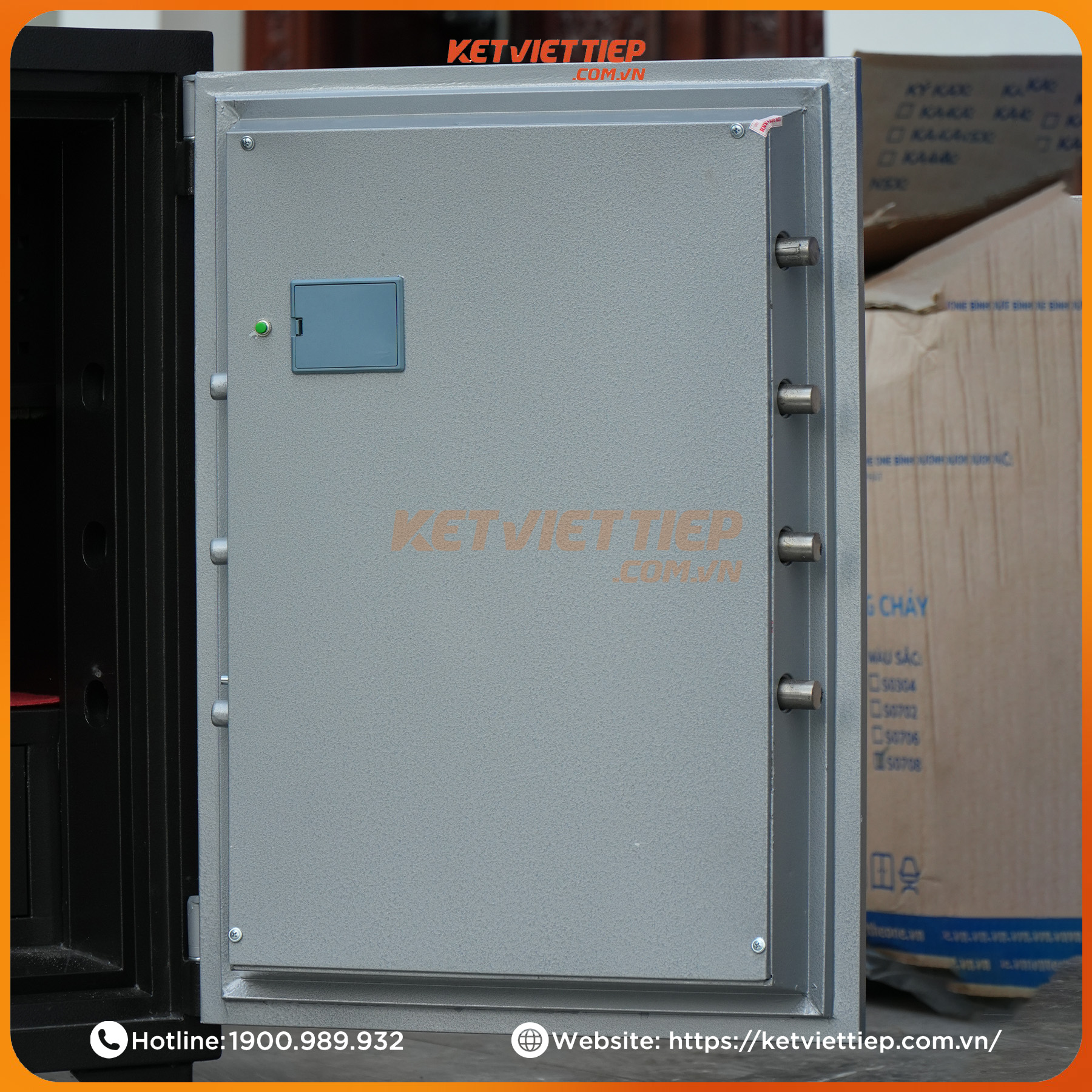 Két Sắt Việt Tiệp KV75VTDT Khóa Vân Tay Điện Tử