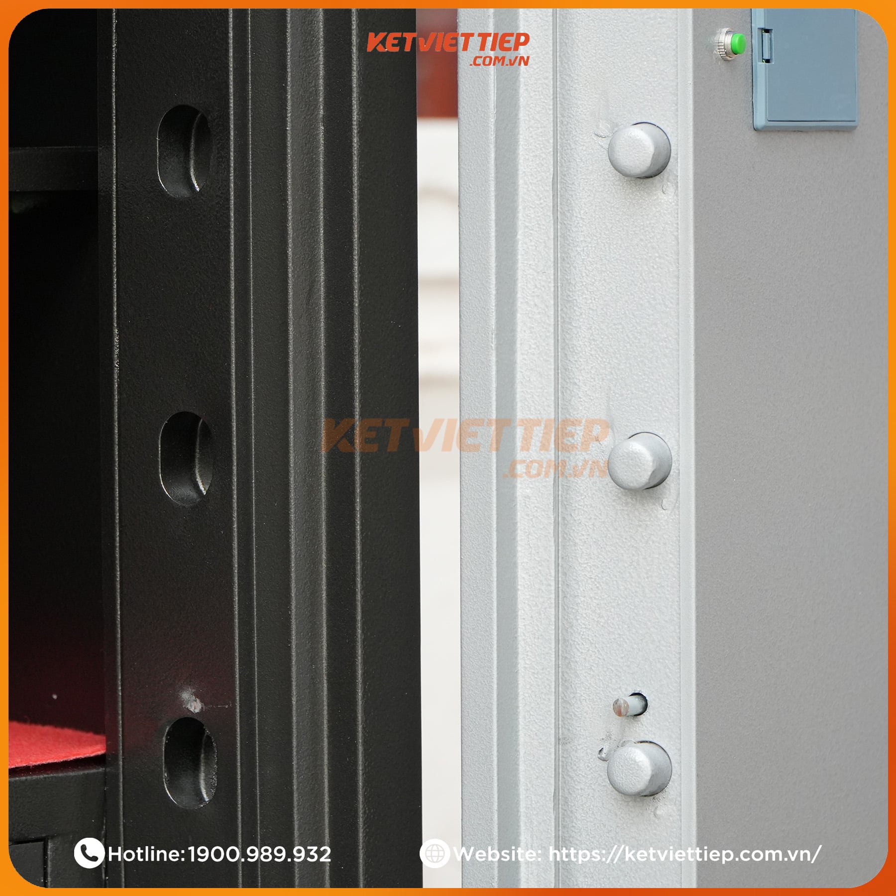 Két Sắt Việt Tiệp KVT140 Vân Tay Điện Tử Chống Cháy Cao Cấp