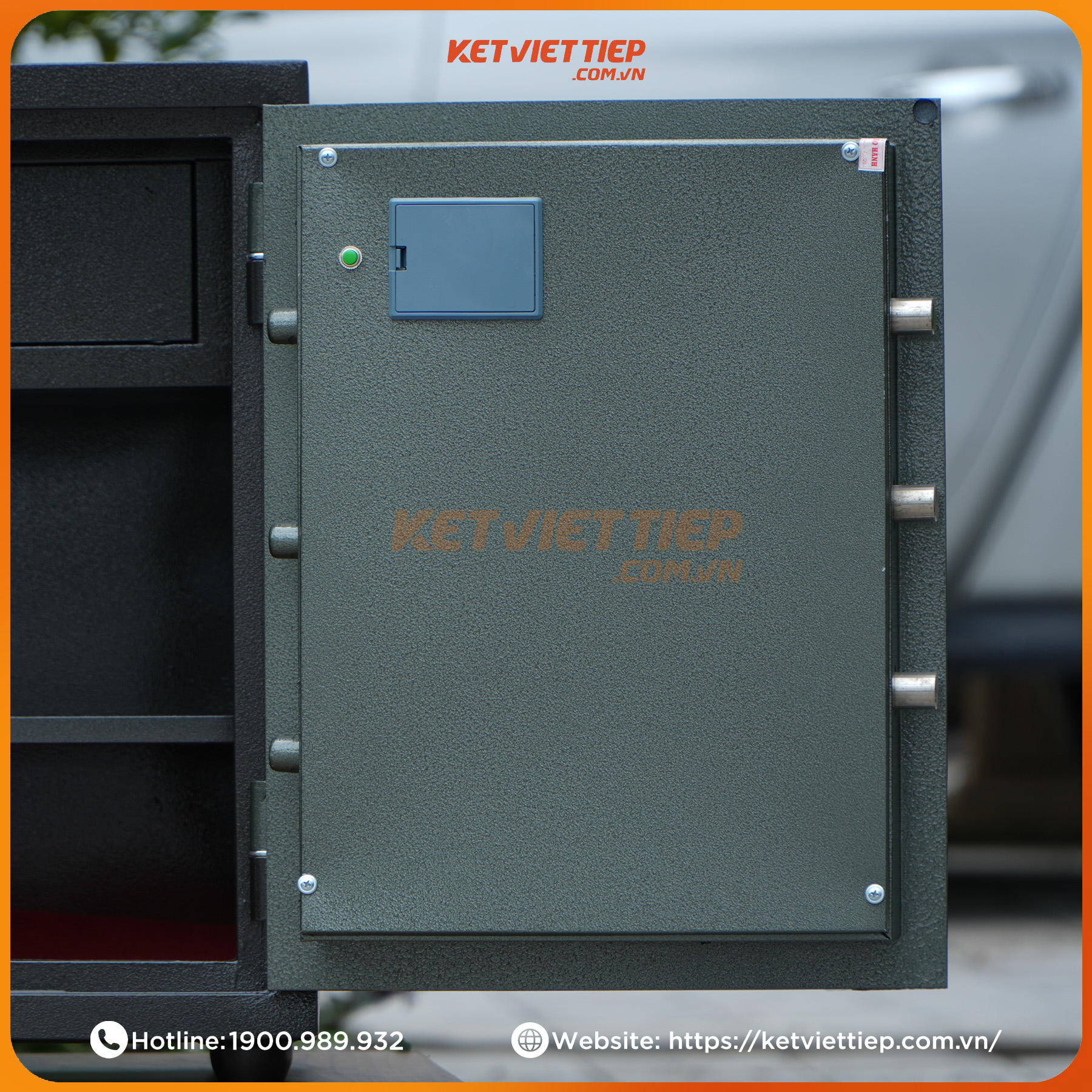 Két Sắt chống cháy Việt Tiệp KVT40VT Khóa Vân Tay