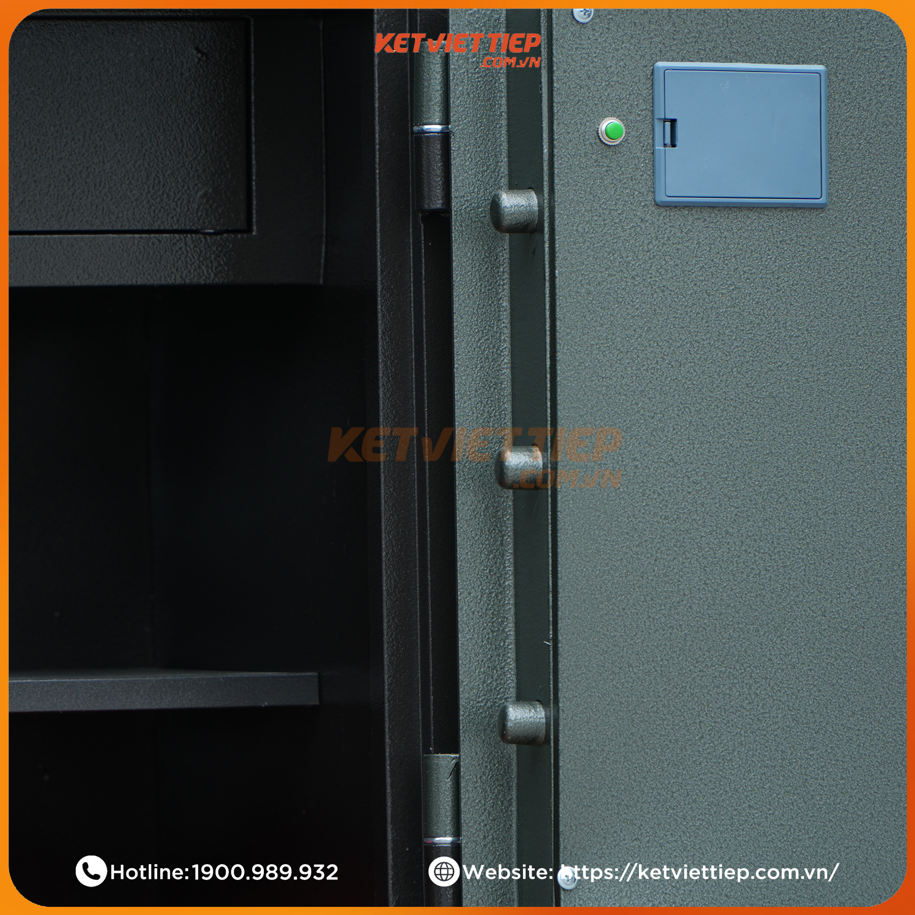 Két Sắt chống cháy Việt Tiệp KVT40VT Khóa Vân Tay