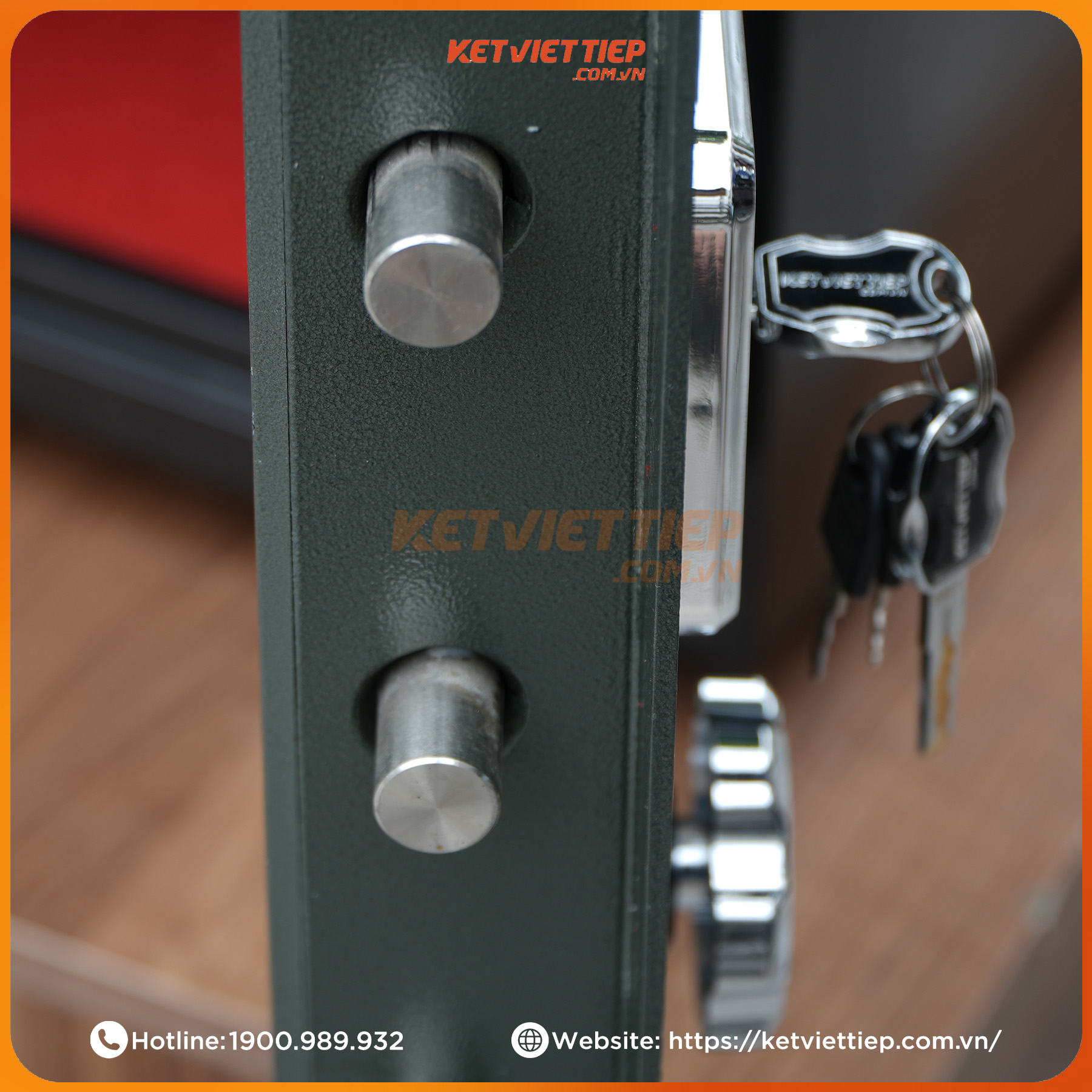 Két Sắt chống cháy Việt Tiệp KVT40VT Khóa Vân Tay