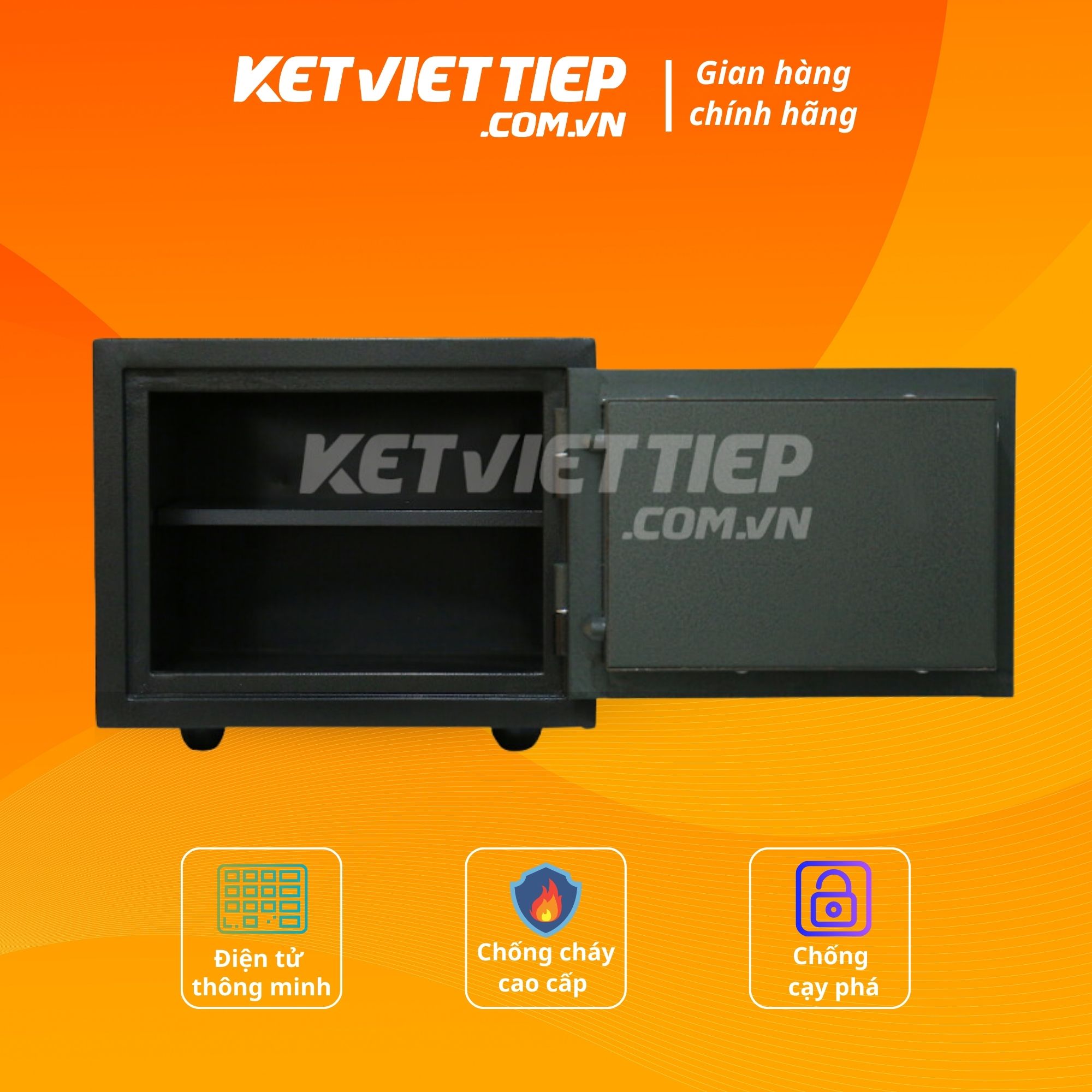 Két Sắt Việt Tiệp Chống Cháy KVT36 Điện Tử