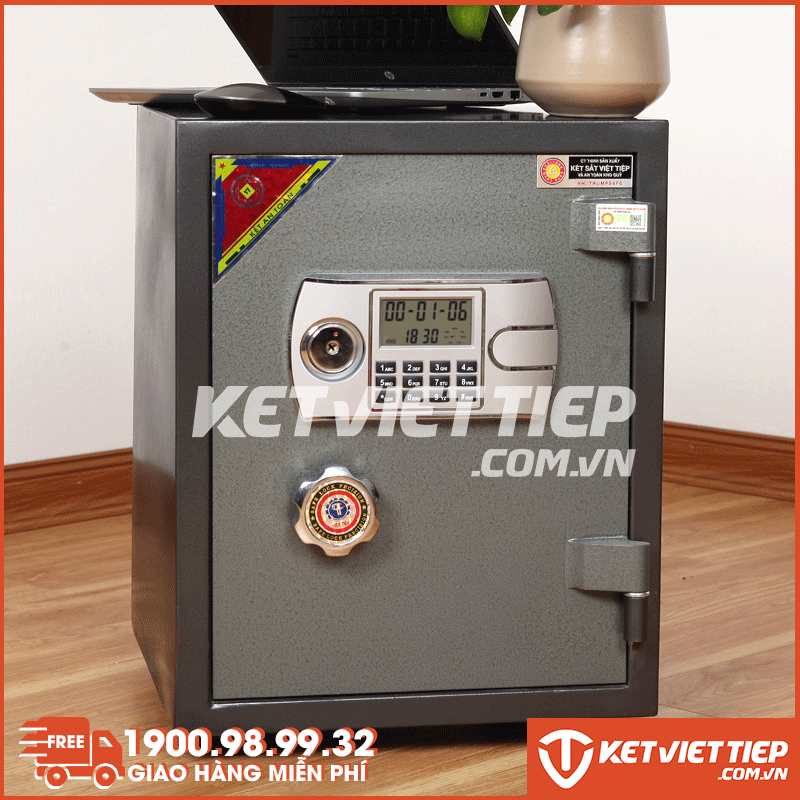 Két Sắt Việt Tiệp KVTE72 Điện Tử Chống Cháy