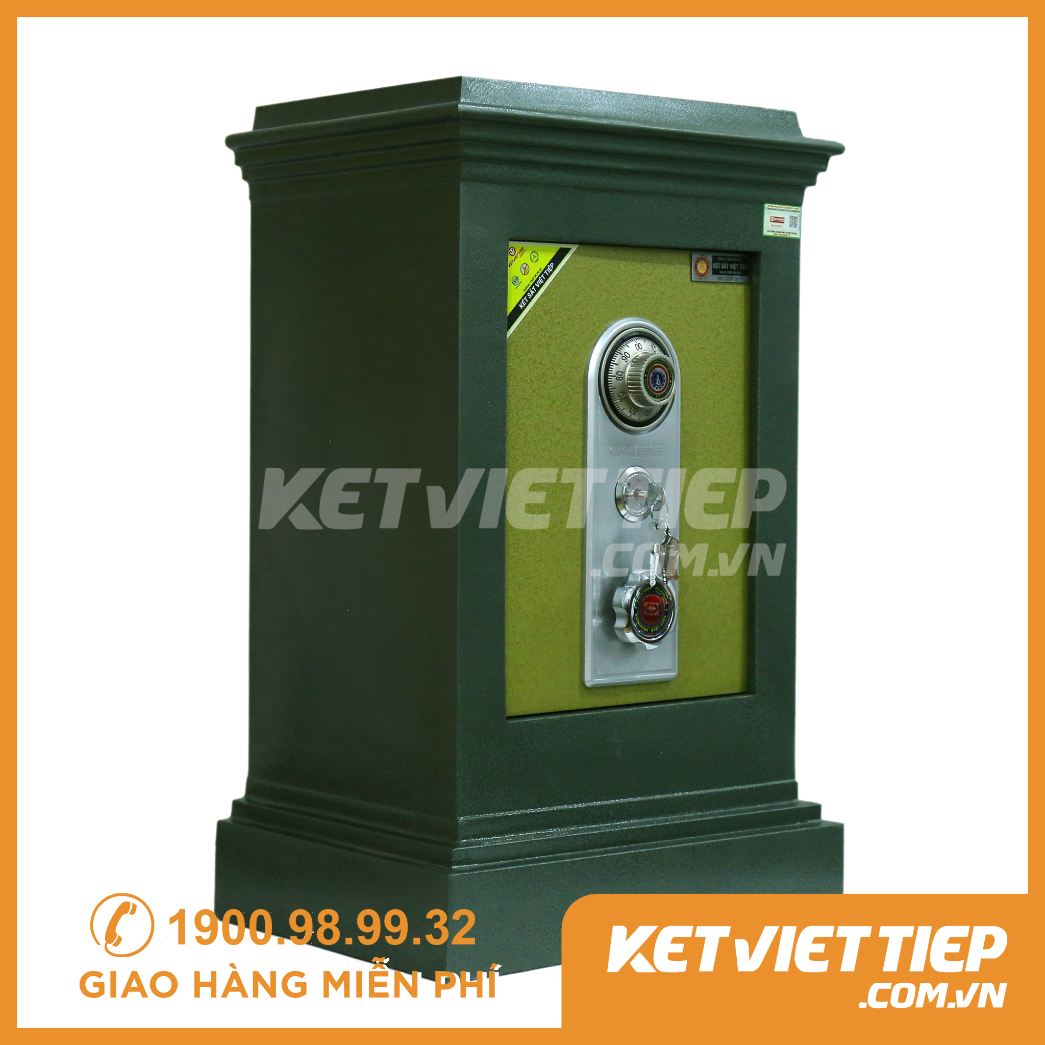 Két Sắt Việt Tiệp KVT120 Khóa Cơ