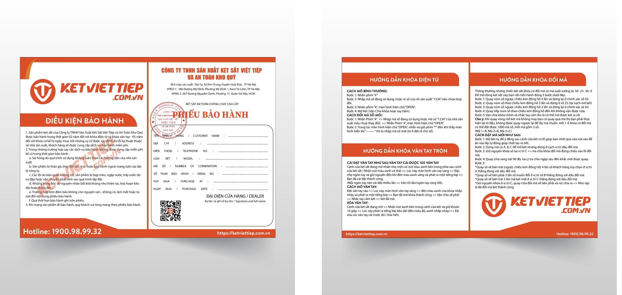 Két Sắt Việt Tiệp KVT80 Khoá Cơ