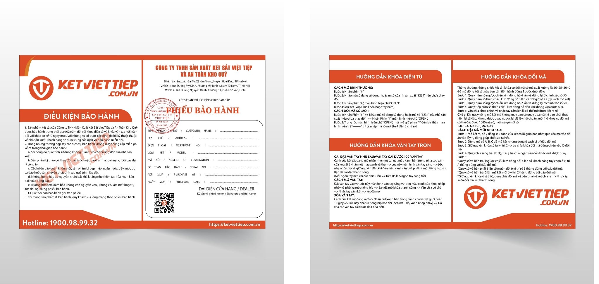 Két Sắt Việt Tiệp Chính Hãng KVT29 Nằm mini Khoá Cơ chống cháy