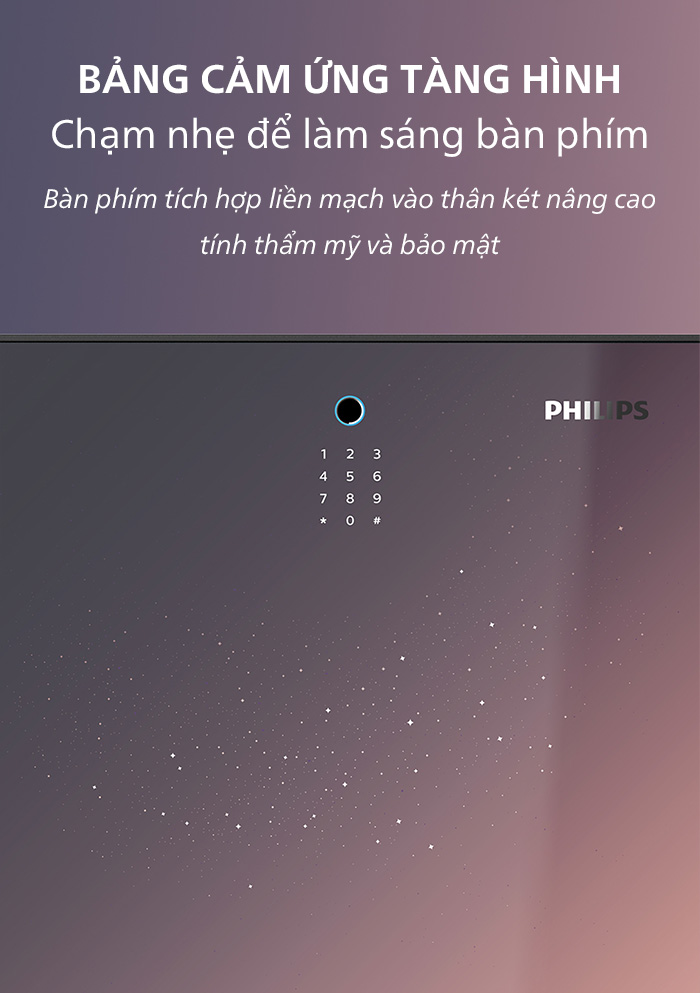 Két sắt chống cháy cao cấp Phillips SBX501-4C0