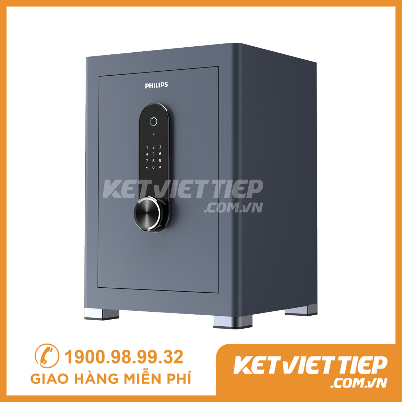 Két sắt Philips SBX601-5B0 Khóa Vân Tay Điện Tử Thông Minh Nhập Khẩu Chính Hãng