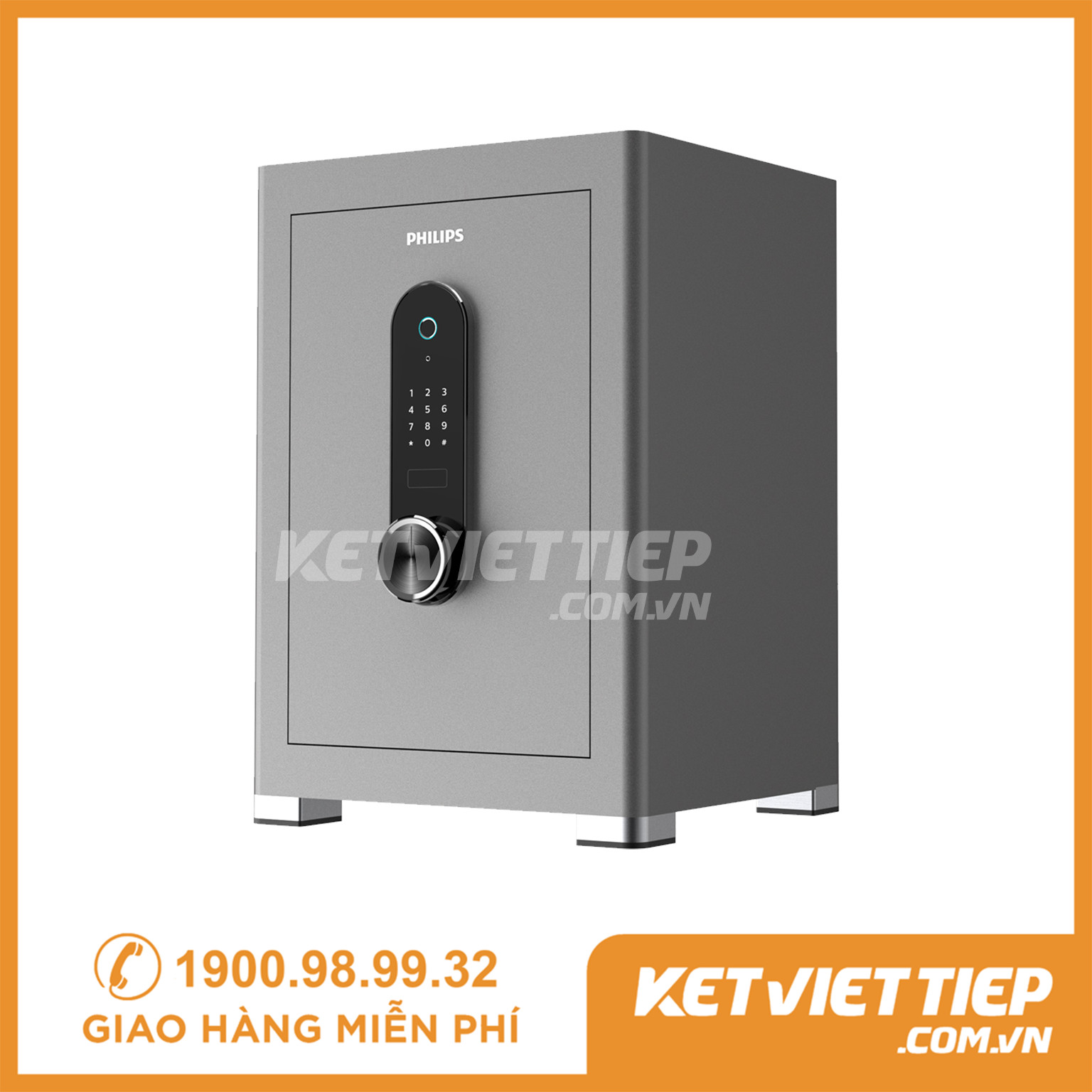 Két sắt Philips SBX601-5B0 Khóa Vân Tay Điện Tử Thông Minh Nhập Khẩu Chính Hãng