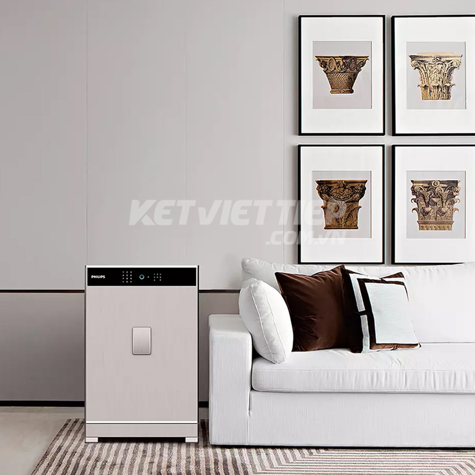 Két sắt Philips SBX701-7B0 Khóa Vân tay Điện tử Thông minh Nhập khẩu Chính hãng