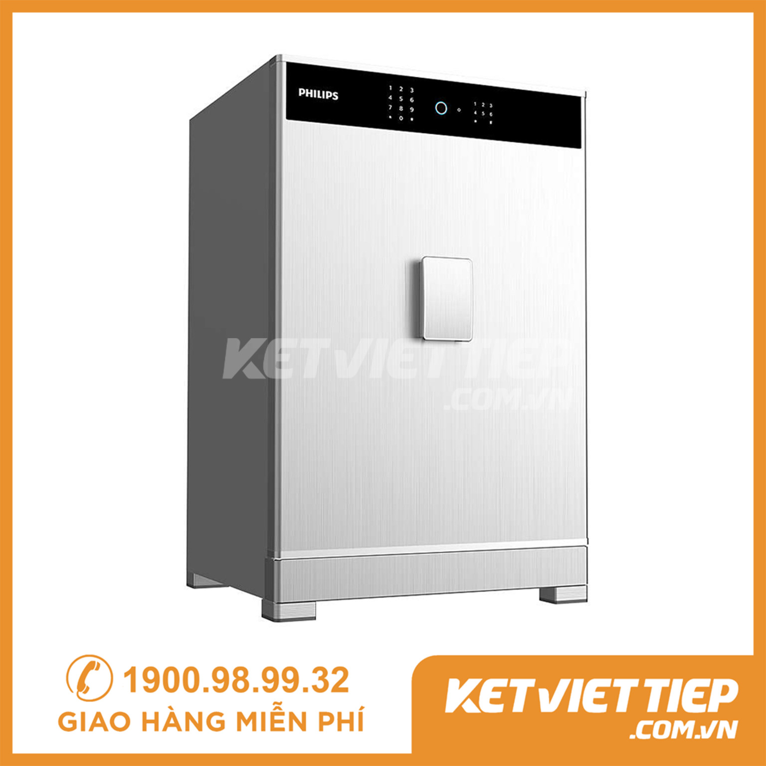 Két sắt Philips SBX701-7B0 Khóa Vân tay Điện tử Thông minh Nhập khẩu Chính hãng