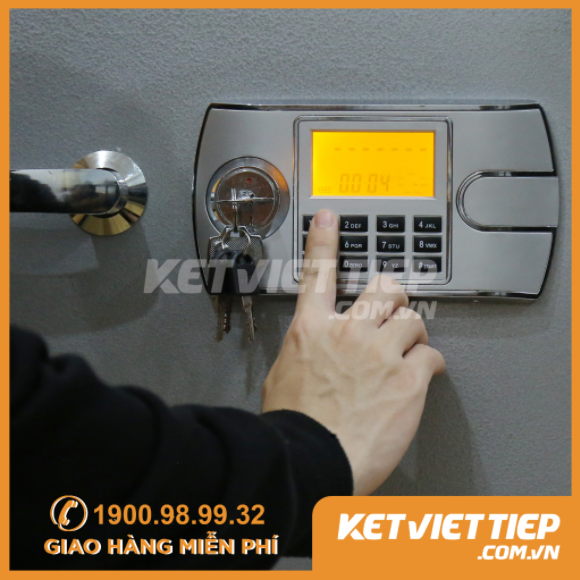 Két Sắt Điện Tử Việt Tiệp Chống Cháy KVT145DT