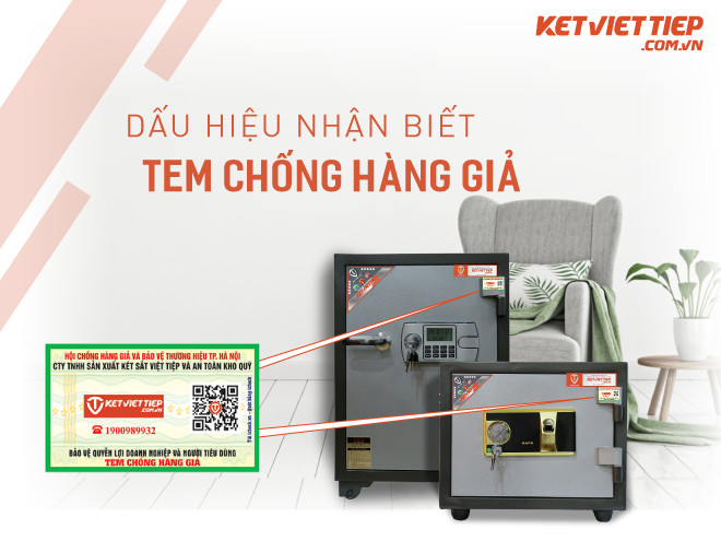 Két Sắt Mini Việt Tiệp chống cháy KVT20 Khóa Điện Tử có chuông báo động