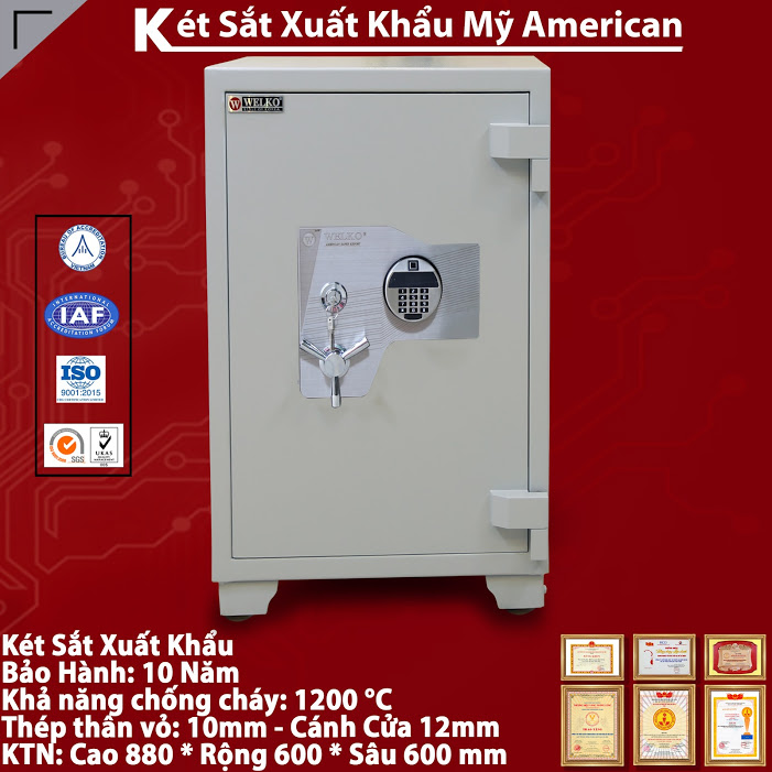 Két Sắt Siêu Cường Vân Tay Điện Tử US390