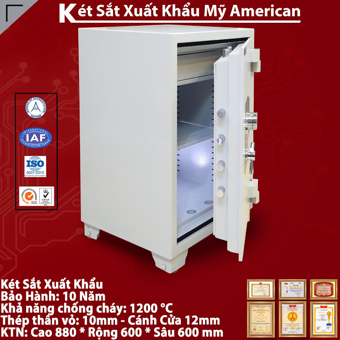 Két Sắt Siêu Cường Vân Tay Điện Tử US390