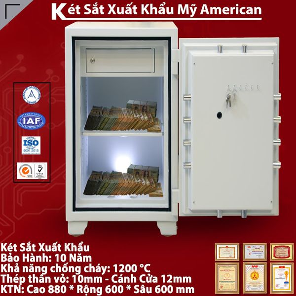 Két Sắt Siêu Cường Vân Tay Điện Tử US390