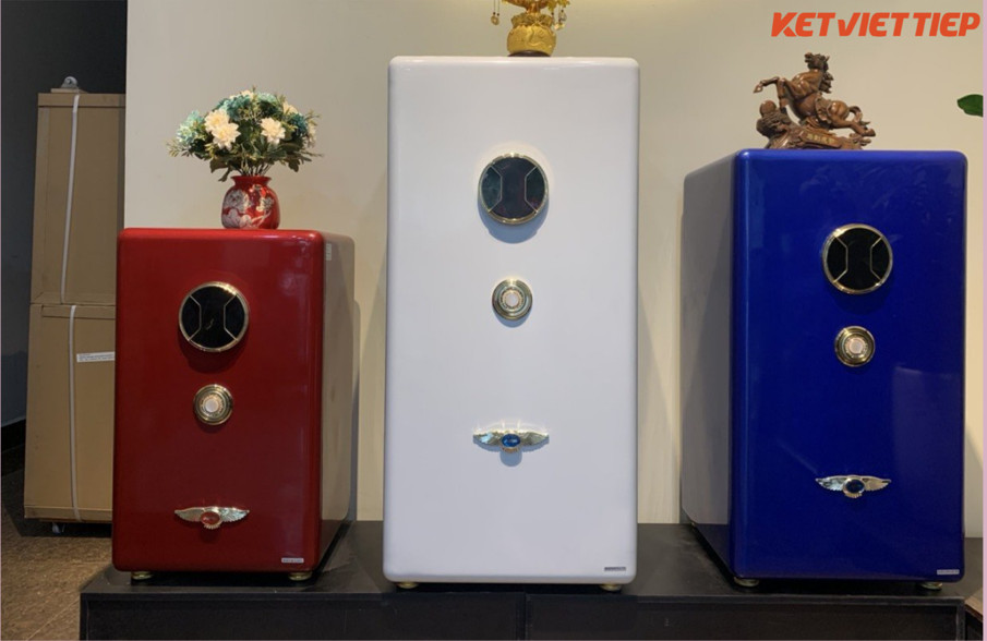 Két Sắt Aifeibao Khoá Vân Tay, Điện Tử 60-ALS Trắng