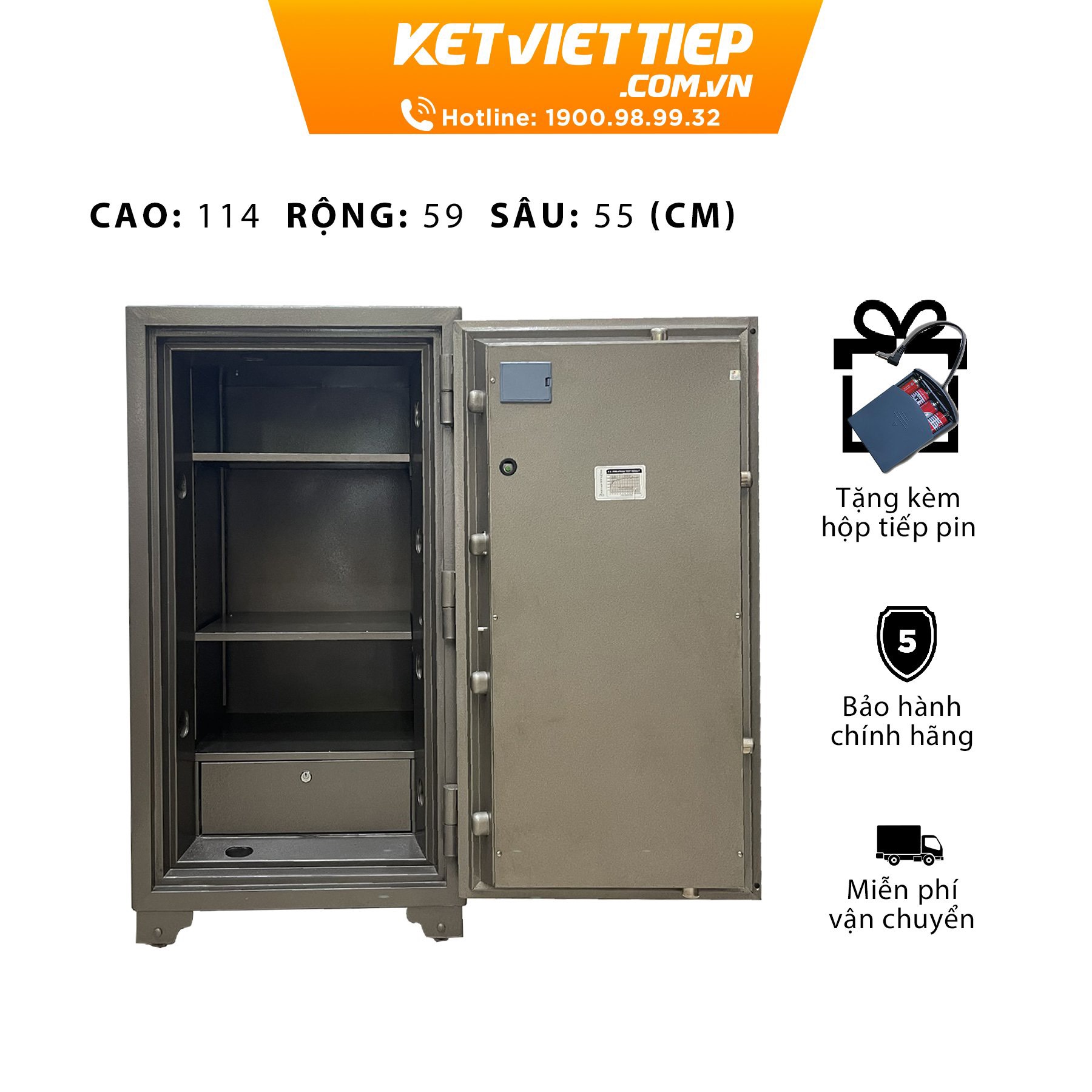 Két sắt ngân hàng KNHSC-K2025