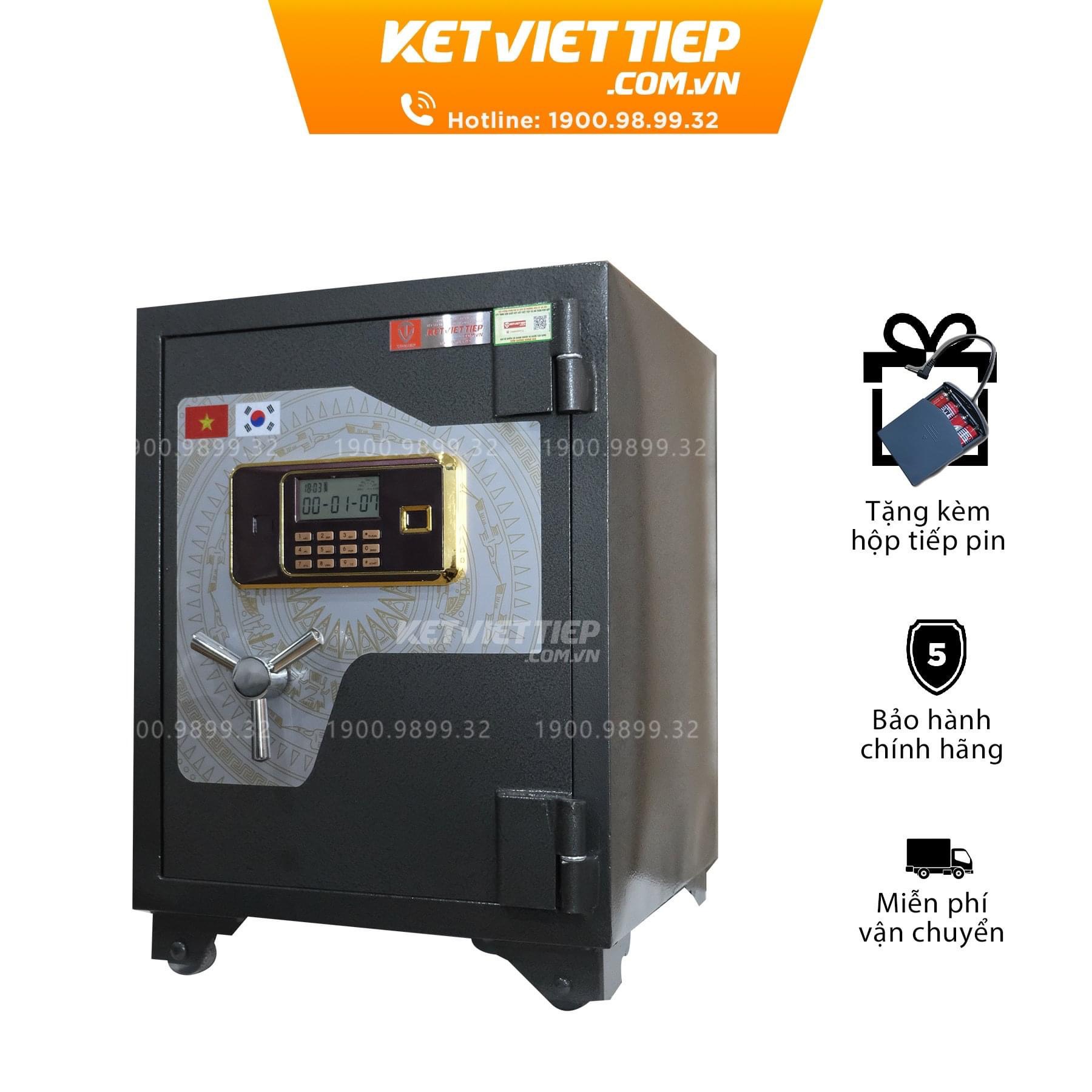 Két sắt Việt Tiệp siêu cường KVTSC45 điện tử thép đúc