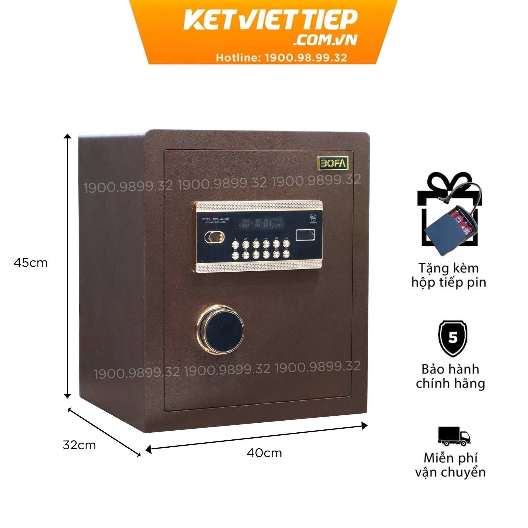 Két sắt Bofa BGX-5/D1-45 Khóa Điện Tử