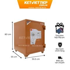 Két sắt siêu cường Việt Tiệp KVTSC189 khóa cơ
