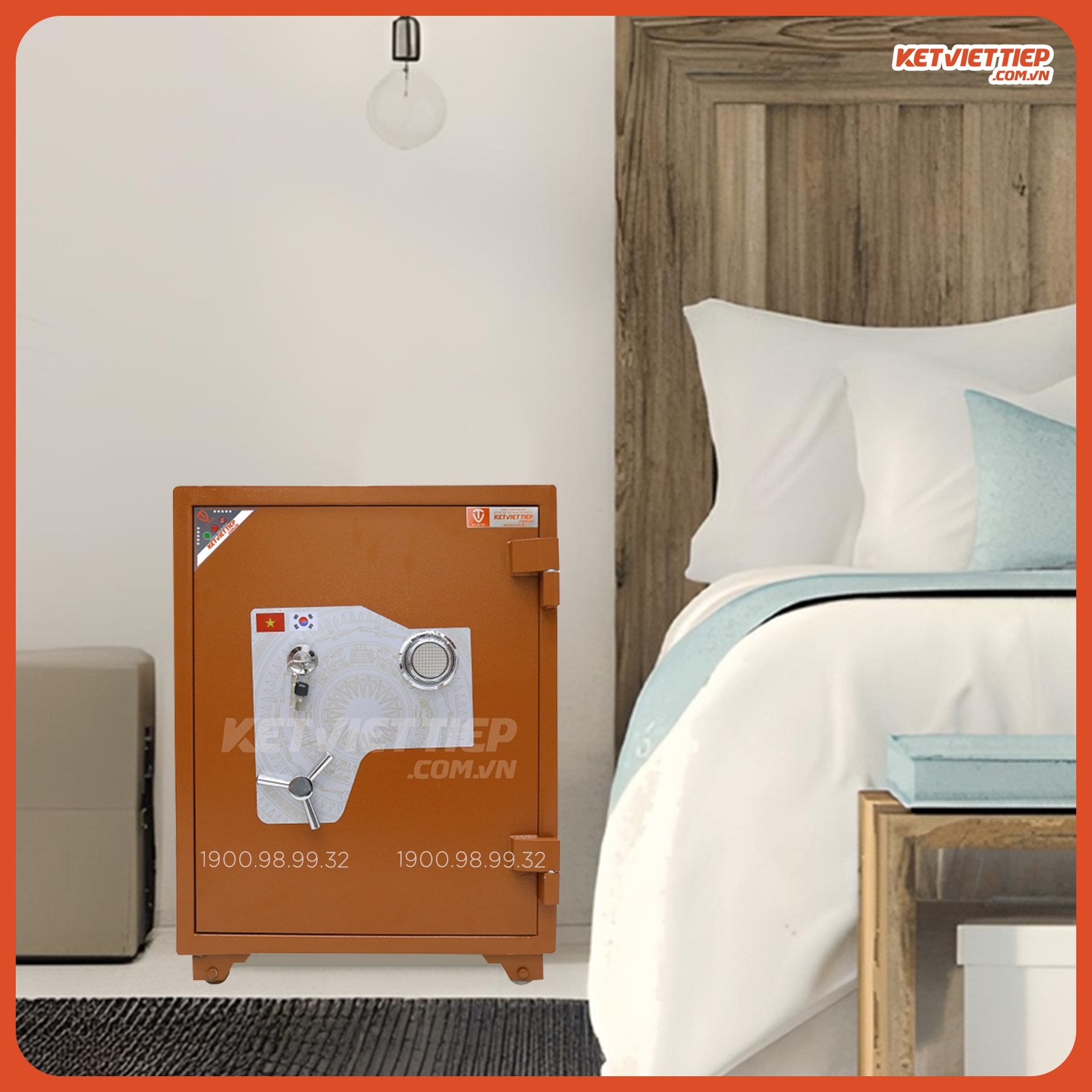 Két sắt siêu cường Việt Tiệp KVTSC189 khóa cơ