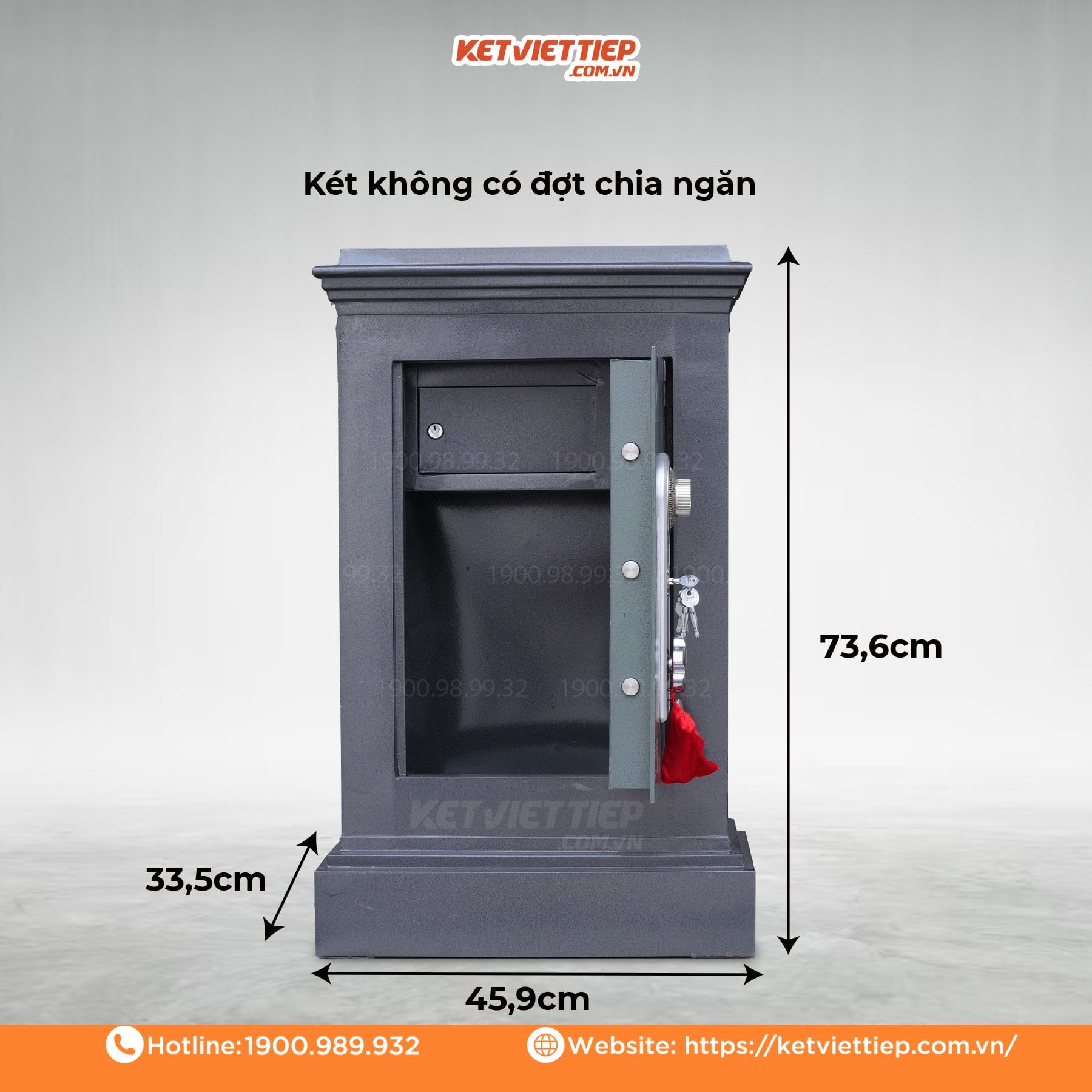 Két Sắt Việt Tiệp KVT93KC Khóa Cơ