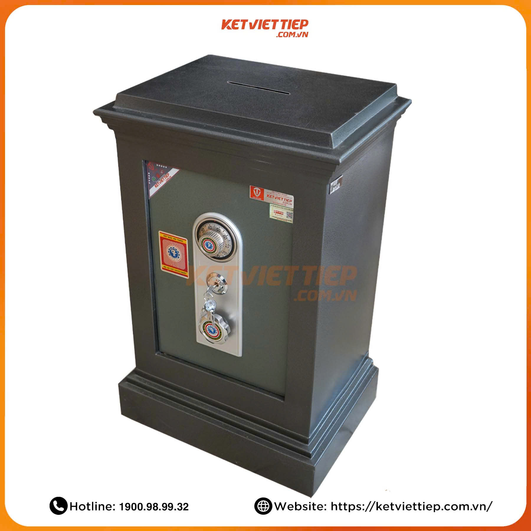 Két Sắt Khóa Cơ Công Đức Việt Tiệp CD335KC