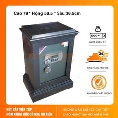 Két Sắt Công Đức Có Khe Bỏ Tiền Khóa Điện Tử CĐ100