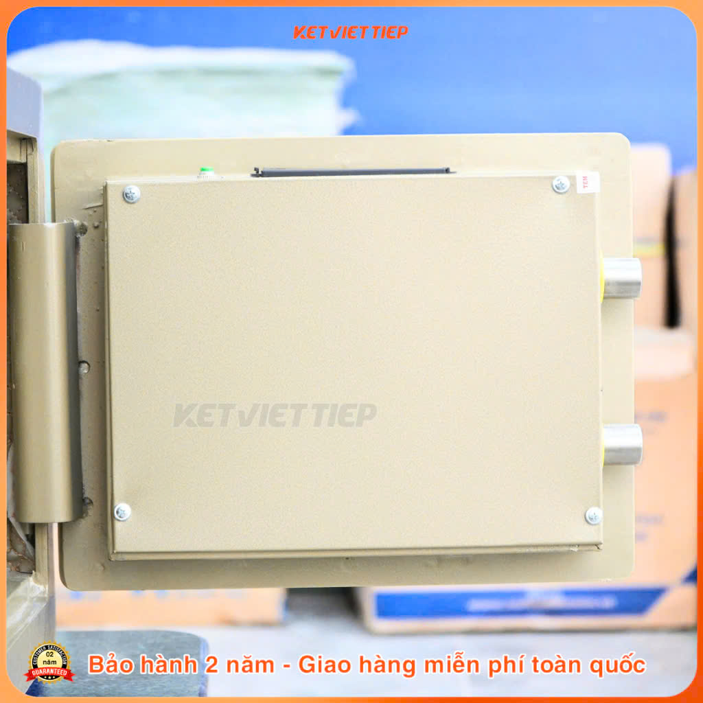 Két Sắt mini Việt Tiệp Vân tay Điện tử cao cấp SPM360VTDT, có kết nối điện thoại