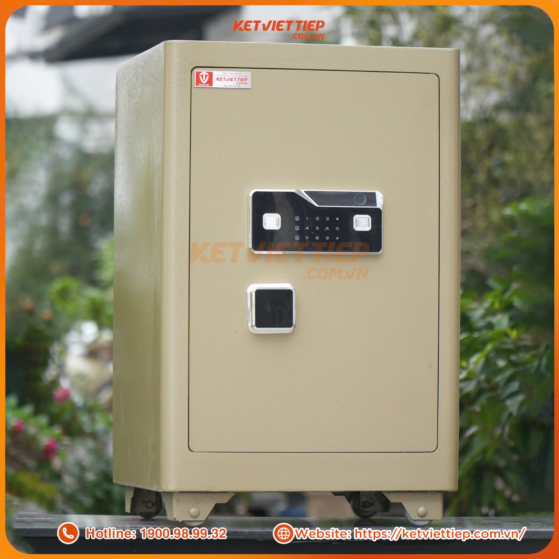 Két Sắt Việt Tiệp KSC76VTDT Vân Tay Điện Tử