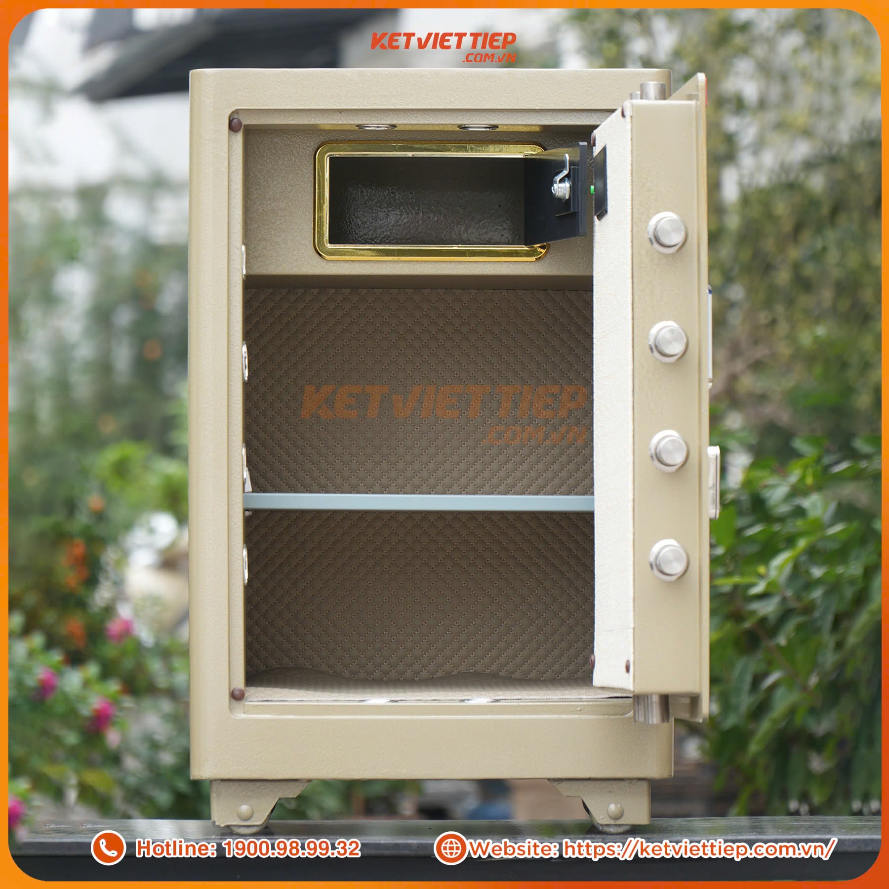 Két Sắt Việt Tiệp KSC76VTDT Vân Tay Điện Tử