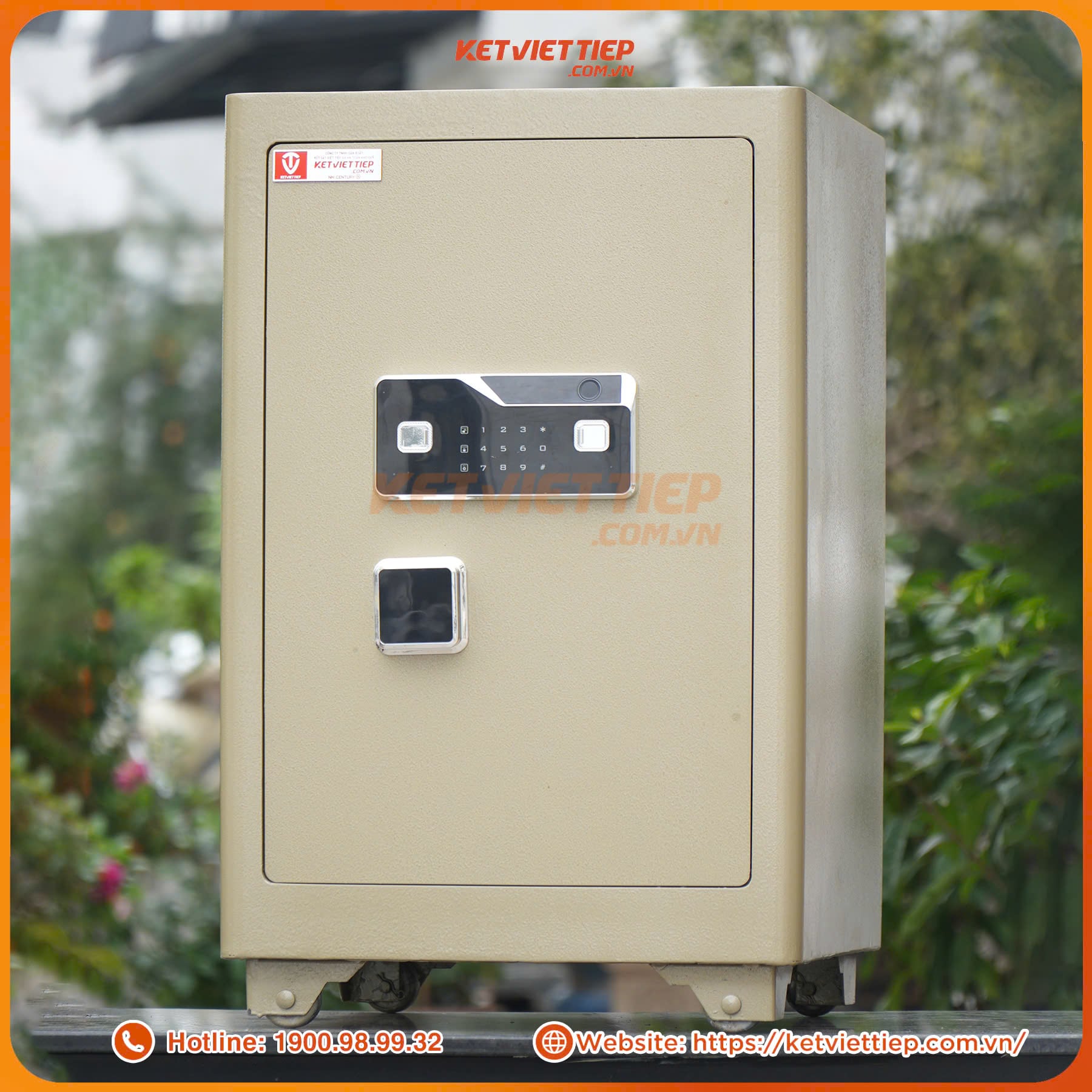 Két Sắt Việt Tiệp KSC76VTDT Vân Tay Điện Tử