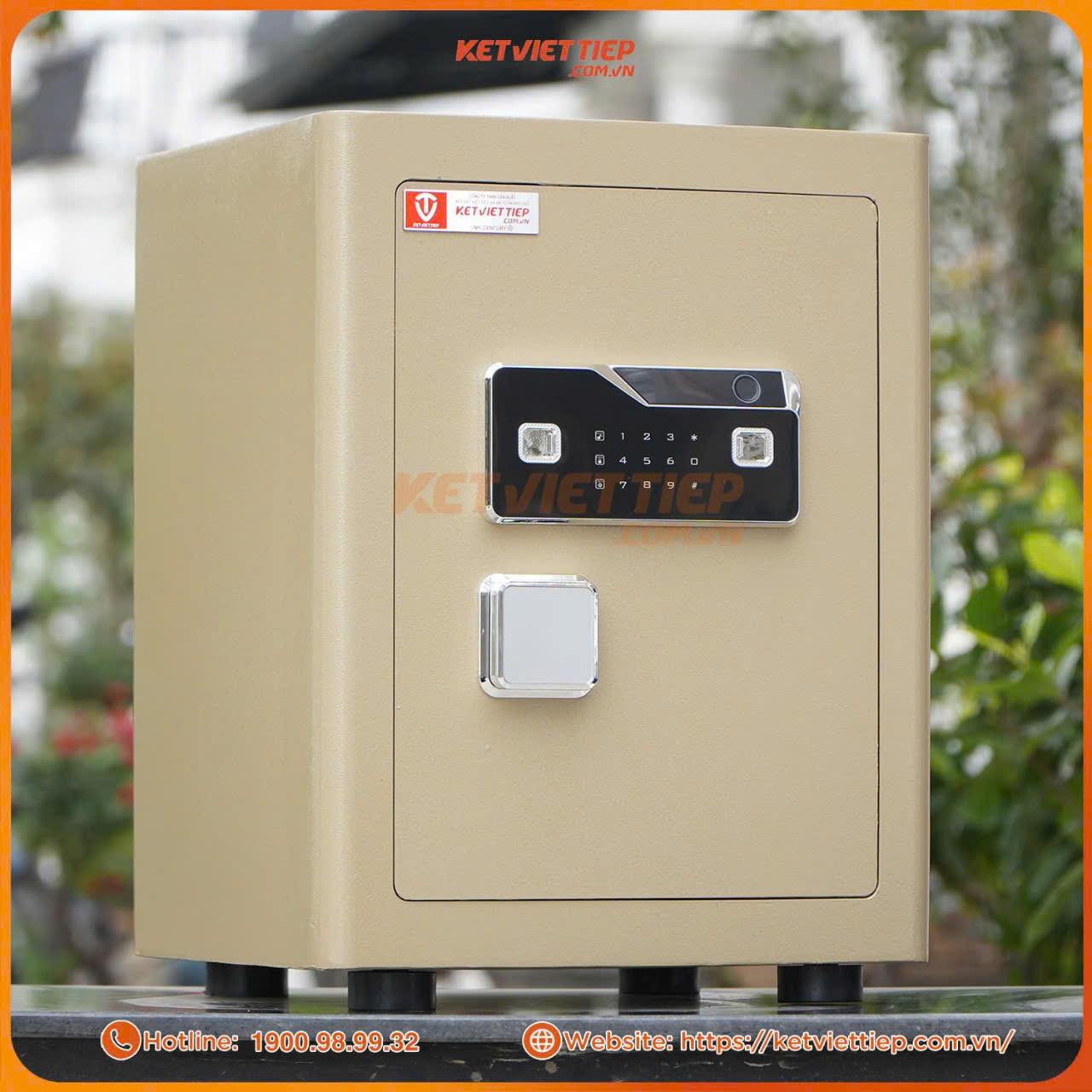 Két sắt Việt Tiệp SPM65 Khoá Vân Tay Điện Tử Kết Nối Thông Minh Về Điện Thoại