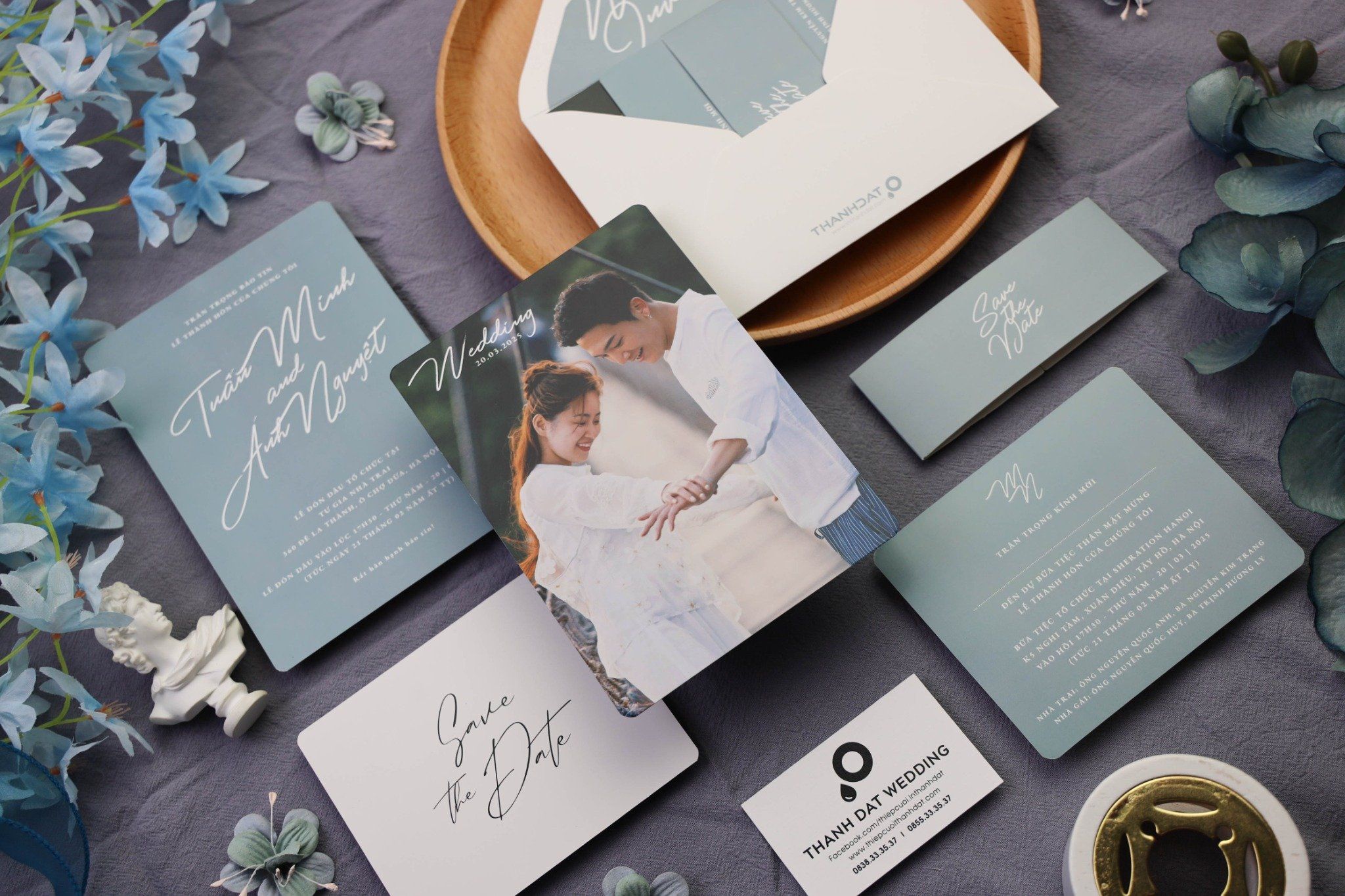  Thiệp Cưới Hiện Đại Kèm Hình Ảnh Tạo Nên Vẻ Tinh Tế ∞ TD-A0007 