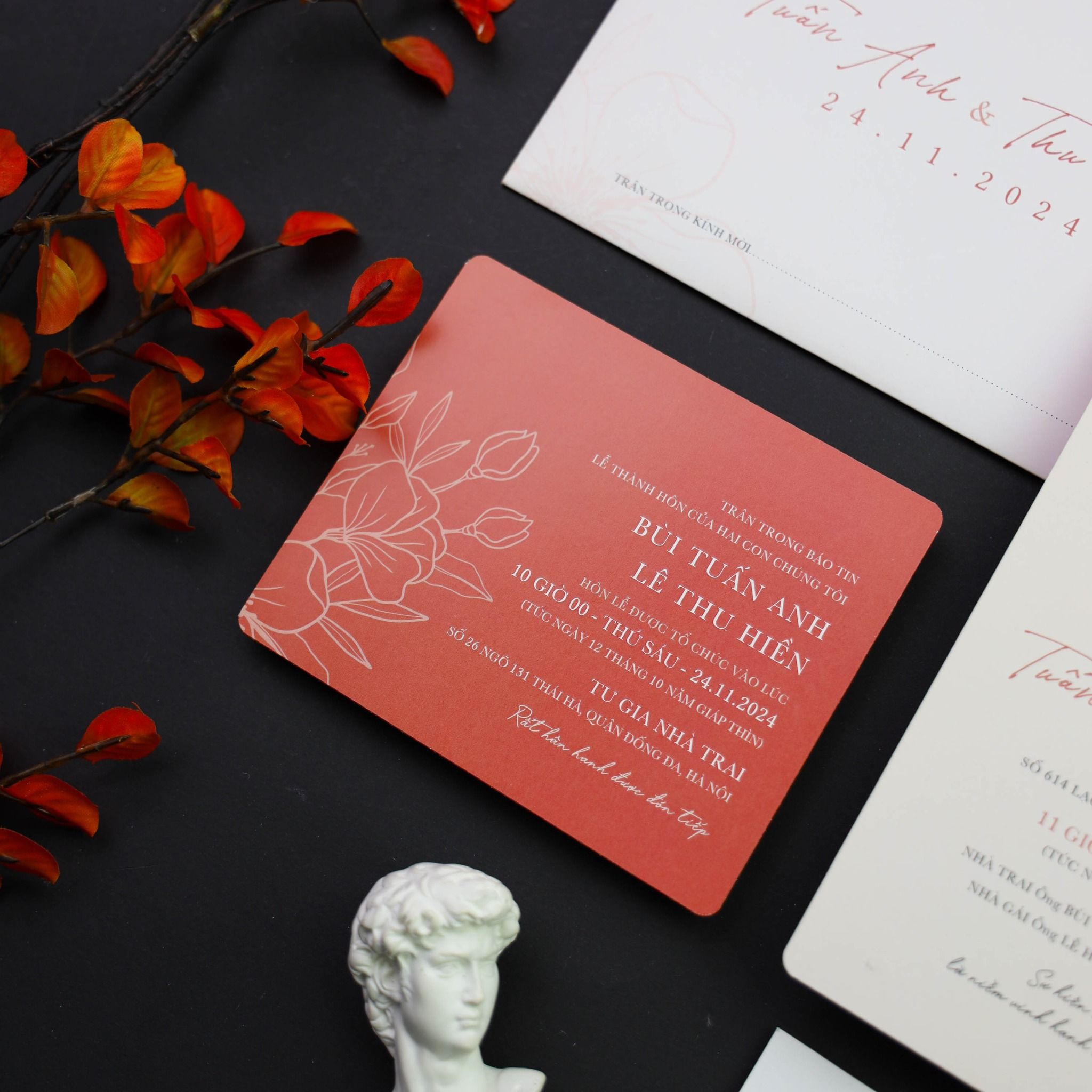  Thiệp Cưới Soléa – Thanh Nhã & Tối Giản ∞ TD-A0092 
