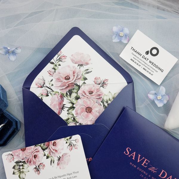 Thiệp Cưới Lavender Tình Ca ∞ TD-A0063 
