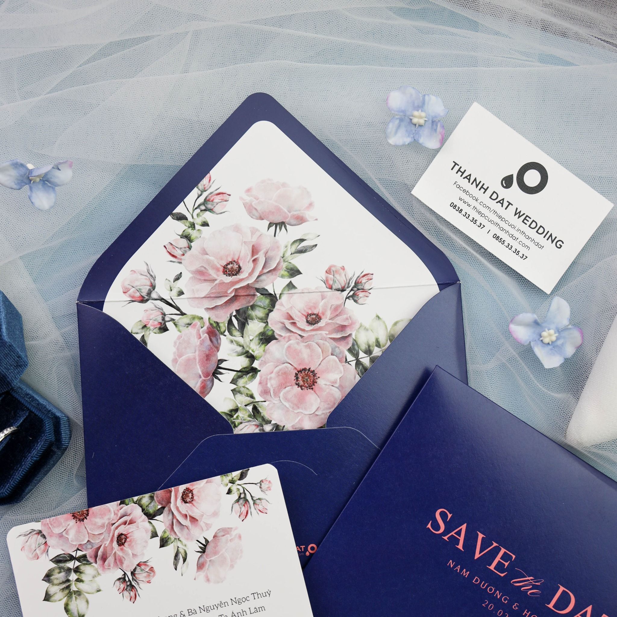  Thiệp Cưới Lavender Tình Ca ∞ TD-A0063 