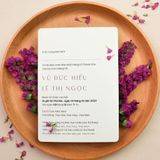  Thiệp cưới tone tím pastel nhẹ nhàng – Pastel Lilac Wedding Invitation Set ∞ TD-B0019 