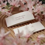  Thiệp Cưới Hoa Với Tone Màu Hồng Lãng Mạn Và Tinh Tế ∞ TD-A0020 